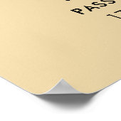 Scan to Connect Wifi Network QR-Code Minimalistisc Poster (Ecke)