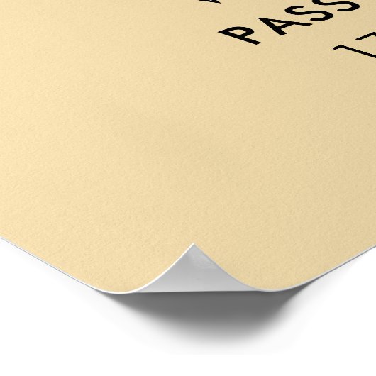 Scan to Connect Wifi Network QR-Code Minimalistisc Poster (Ecke)