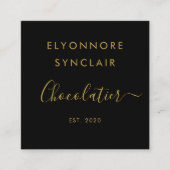 Scan To Order Qr Code Quadratische Visitenkarte (Vorderseite)