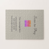 scan to pay Add QR logo website email business sho Puzzle (Horizontal)