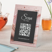 Scan To Pay Business QR Code  Sockelschild (In Situ)