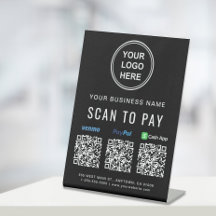 Scan to Pay Venmo Paypal CashApp QR-Codes Logo