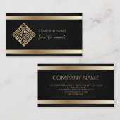 Scan zum Verbinden von QR-Code für soziale Medien Visitenkarte (Vorne/Hinten)