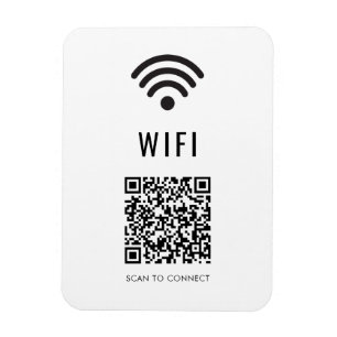 Scan zum Verbinden von WiFi-Magnet mit QR-Code-Des Magnet