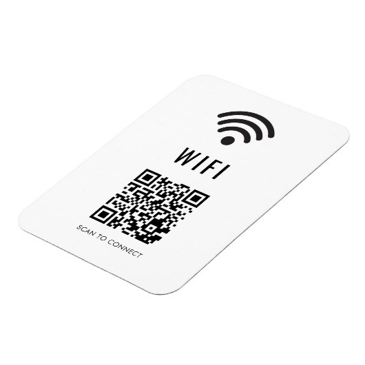 Scan zum Verbinden von WiFi-Magnet mit QR-Code-Des Magnet (Linke Seite)