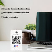 Scan zur Verbindung von Visitenkarten | Instagram Visitenkarte