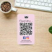 Scan zur Verbindung von Visitenkarten | Instagram  Visitenkarte