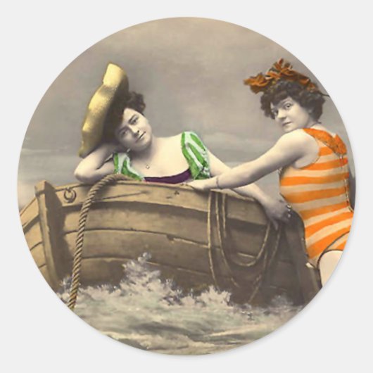 Scanadlous Stripter Anzug Runder Aufkleber (Vorderseite)