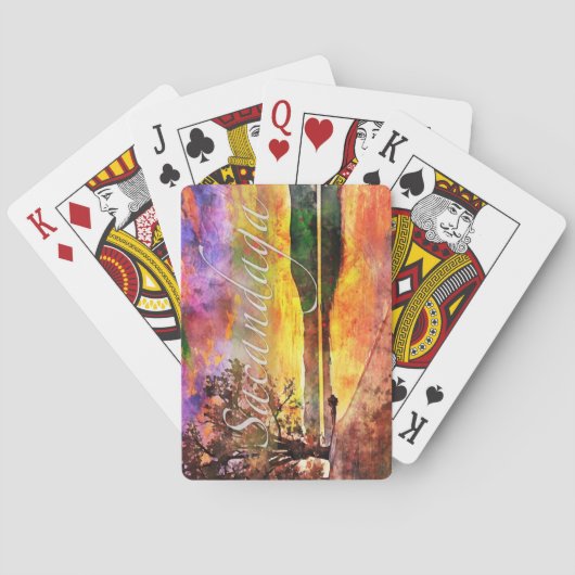 Scandalga Sunrise Playing Cards Spielkarten (Rückseite)