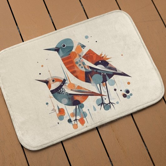 Scandi Aviary Duet Badematte