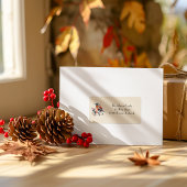 Scandi Aviary Duet, Brauch Adressaufkleber