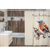 Scandi Aviary Duet, Brauch Duschvorhang