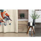 Scandi Aviary Duet, Brauch Duschvorhang