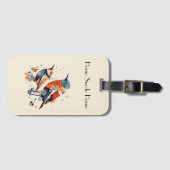 Scandi Aviary Duet, Brauch Gepäckanhänger (Vorderseite (Horizontal))