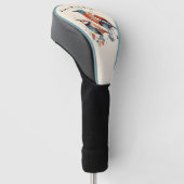 Scandi Aviary Duet, Brauch Golf Headcover (angewinkelt)