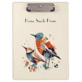 Scandi Aviary Duet, Brauch Klemmbrett (Vorderseite)