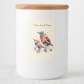 Scandi Aviary Duet, Brauch Lebensmitteletikett (Vorderseite)