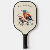 Scandi Aviary Duet, Brauch Pickleball Schläger (Vorderseite)
