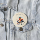 Scandi Aviary Duet, individuell Button (Beispiel)