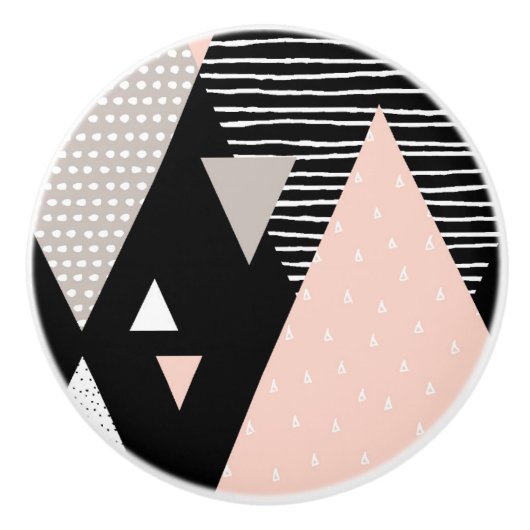 Scandi Bergspitze-Entwurf Keramikknauf (Vorderseite)