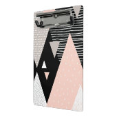 Scandi Bergspitze-Entwurf Mini Klemmbrett (Gewinkelt2)