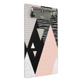 Scandi Bergspitze-Entwurf Mini Klemmbrett (Schrägansicht)