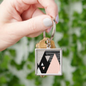 Scandi Bergspitze-Entwurf Schlüsselanhänger (Hand)