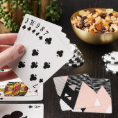 Scandi Bergspitze-Entwurf Spielkarten (In Situ)