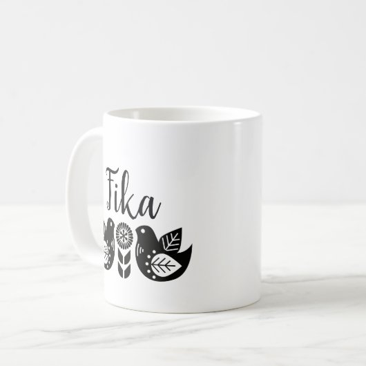 Scandi Birds Fika Kaffeetasse (Vorderseite Links)