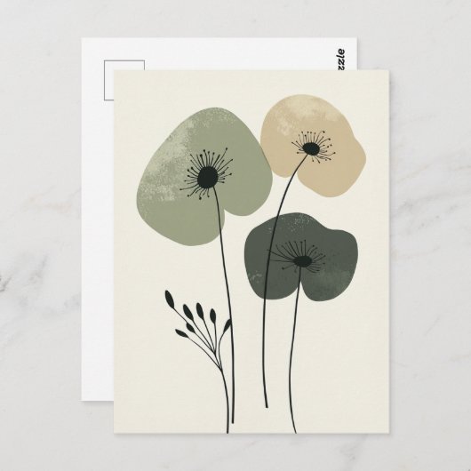 Scandi Bloom No.282 Postkarte (Vorne/Hinten)