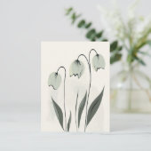 Scandi Bloom No.288 Postkarte (Stehend Vorderseite)