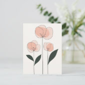 Scandi Bloom No.289 Postkarte (Stehend Vorderseite)