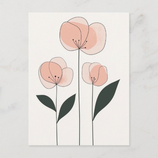 Scandi Bloom No.289 Postkarte (Vorderseite)