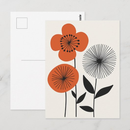 Scandi Bloom No.292 Postkarte (Vorne/Hinten)