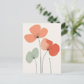 Scandi Bloom No.298 Postkarte (Stehend Vorderseite)