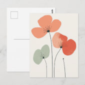 Scandi Bloom No.298 Postkarte (Vorne/Hinten)