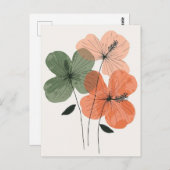 Scandi Bloom No.301 Postkarte (Vorne/Hinten)