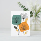 Scandi Bloom No.302 Postkarte (Stehend Vorderseite)