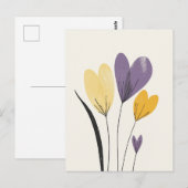 Scandi Bloom No.303 Postkarte (Vorne/Hinten)