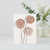 Scandi Bloom Nr. 281 Postkarte (Stehend Vorderseite)