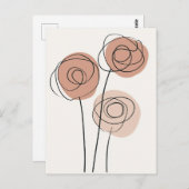 Scandi Bloom Nr. 281 Postkarte (Vorne/Hinten)
