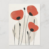 Scandi Bloom Nr. 287 Postkarte (Vorderseite)