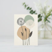 Scandi Bloom Nr. 293 Postkarte (Stehend Vorderseite)