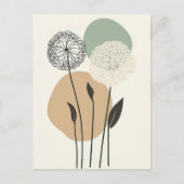 Scandi Bloom Nr. 293 Postkarte (Vorderseite)