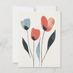 Scandi Bloom Nr. 296 Postkarte
