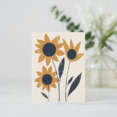 Scandi Bloom Nr. 297 Postkarte (Stehend Vorderseite)