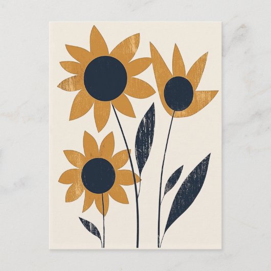 Scandi Bloom Nr. 297 Postkarte (Vorderseite)