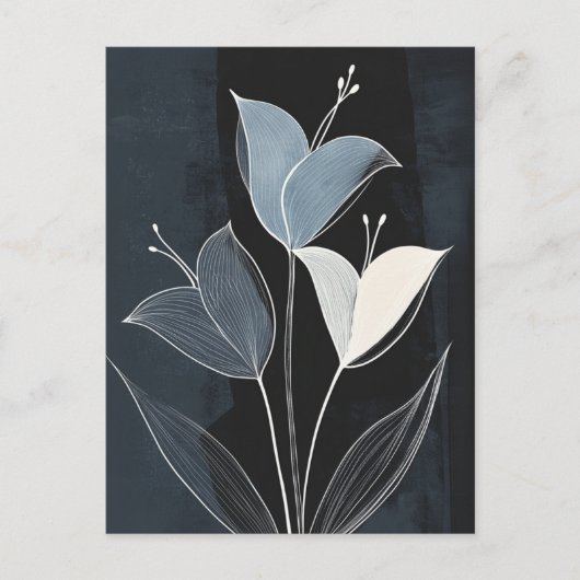 Scandi Bloom Nr. 304 Postkarte (Vorderseite)