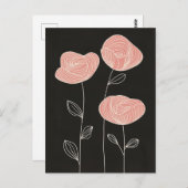 Scandi Bloom Nr. 305 Postkarte (Vorne/Hinten)