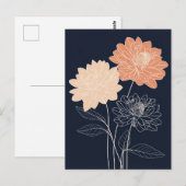 Scandi Bloom Nr. 310 Postkarte (Vorne/Hinten)
